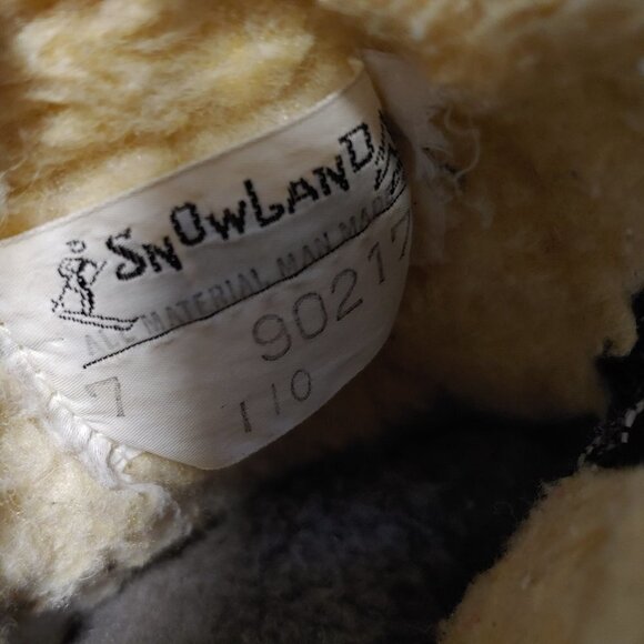 Vintage Snowland Boots Sherpa Fleece Platform Lace Up Boho Scandinavian Size 7 - Picture 6 of 8